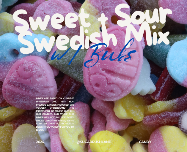 Sweet + Sour Mix Swedish Candy Bubs