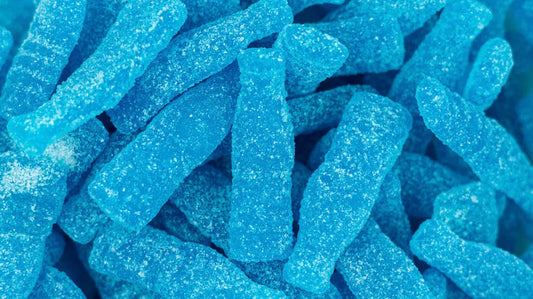 BUBS Sour Fizzy Blue Bottles