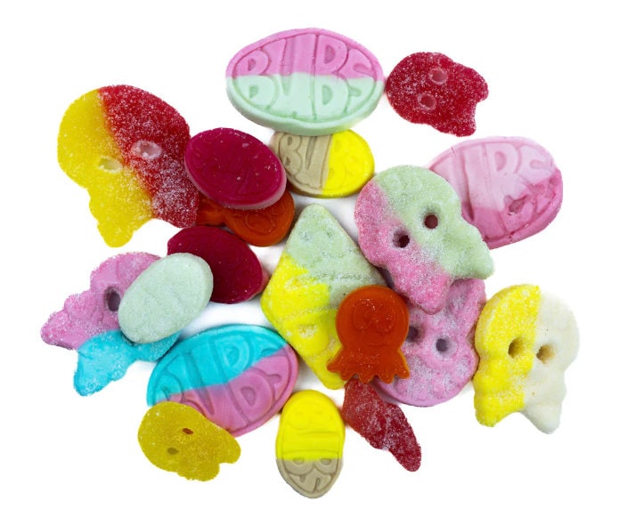 BUBS ONLY Sweet + Sour Mix Swedish Candy | Mix Sweet and Sour Bag | Pick n Mix | BUBS Vegetarian Sweets | BonBon | Free Shipping |