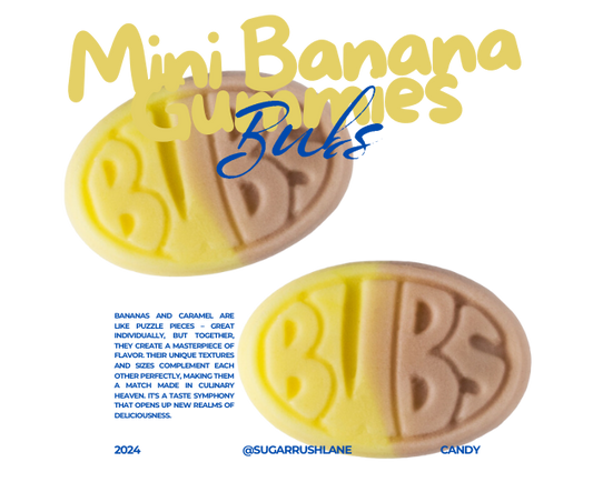 BUBS Banana Mini Gummy Candy